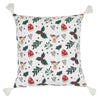 Kerst kussenhoes met print en kwastjes - Urbane Hide Urbane Hide
