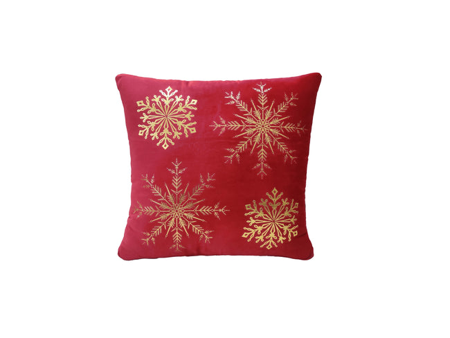 Kerst kussenhoezen 45x45 cm | Kerstdecoratie | Kussenhoes | Kussenhoesjes | Velvet | met rits | Rood Urbane Hide