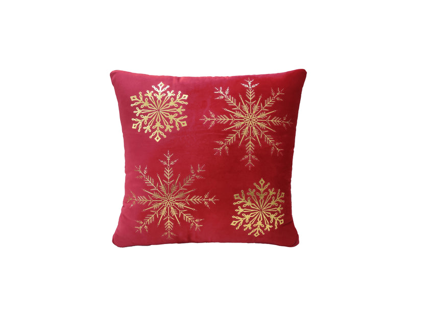 Kerst kussenhoezen 45x45 cm | Kerstdecoratie | Kussenhoes | Kussenhoesjes | Velvet | met rits | Rood Urbane Hide