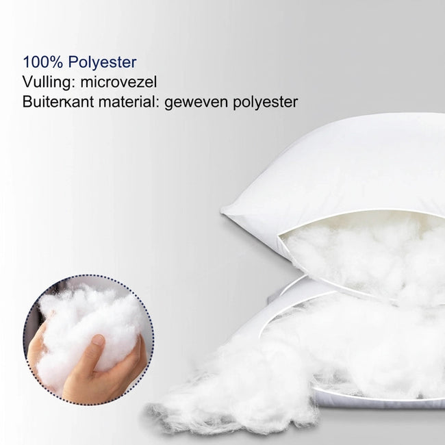 ROND BINNENKUSSEN - 45 cm - 100% Polyester- Vulling - Microvezel - 650 gram Urbane Hide