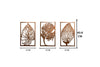 Koperen Blad Muurdecoratie Set van 3 | Urbane Hide Urbane Hide