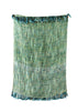 Gehaakte Woondeken Groen Blauw met Franje | Urbane Hide Urbane Hide