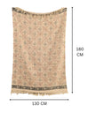 130x180cm decoratief plaid on a dimension - Urbane Hide