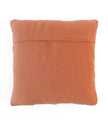 Decoratief sierkussen gevlochten stof terra oranje – Urbane Hide