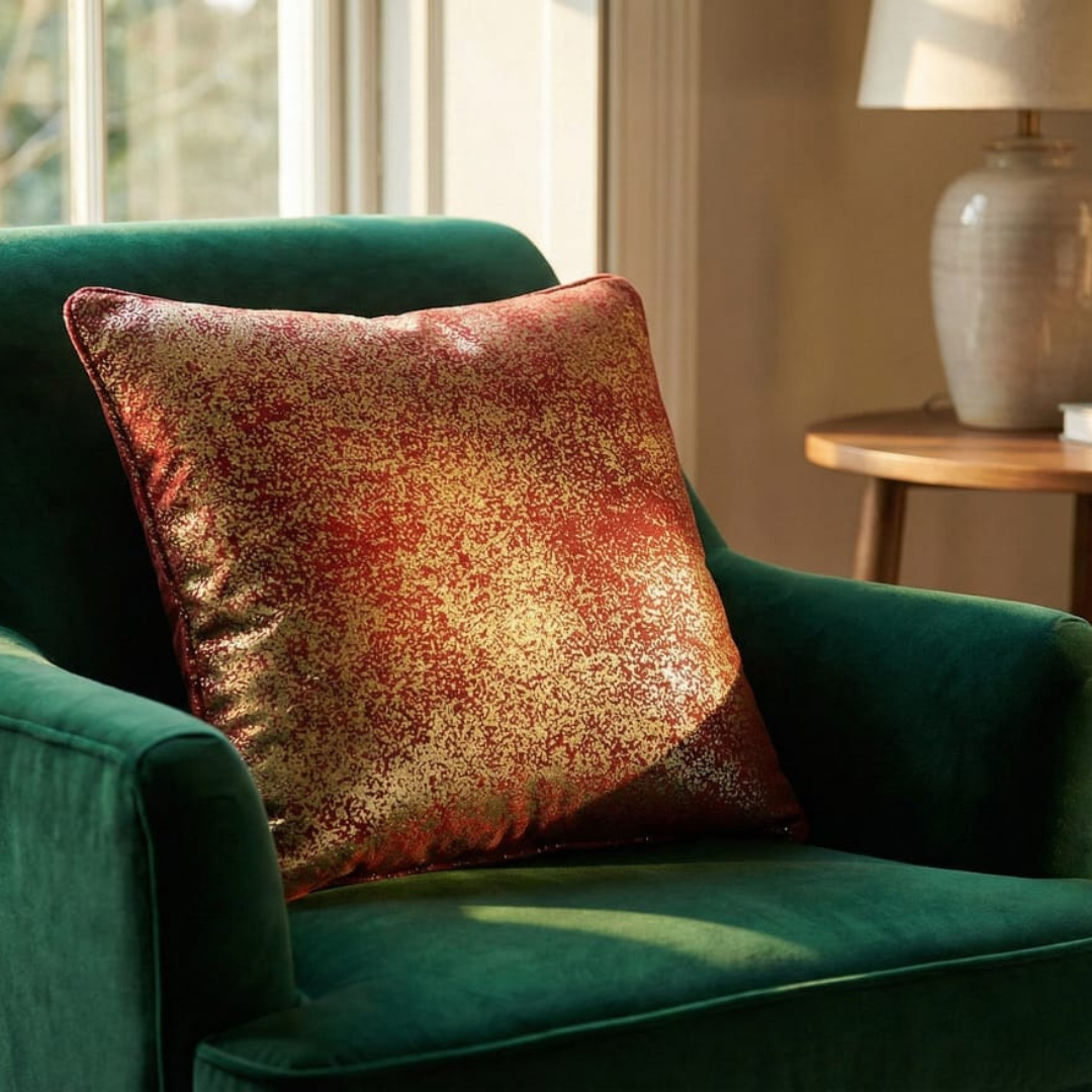 Kerst Kussenhoezen | 45x45 cm | Kussenhoes | Kussenhoesjes | Velvet | met rits | Rood Urbane Hide