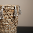 Gevlochten mand met franjes van jute – Urbane Hide Urbane Hide