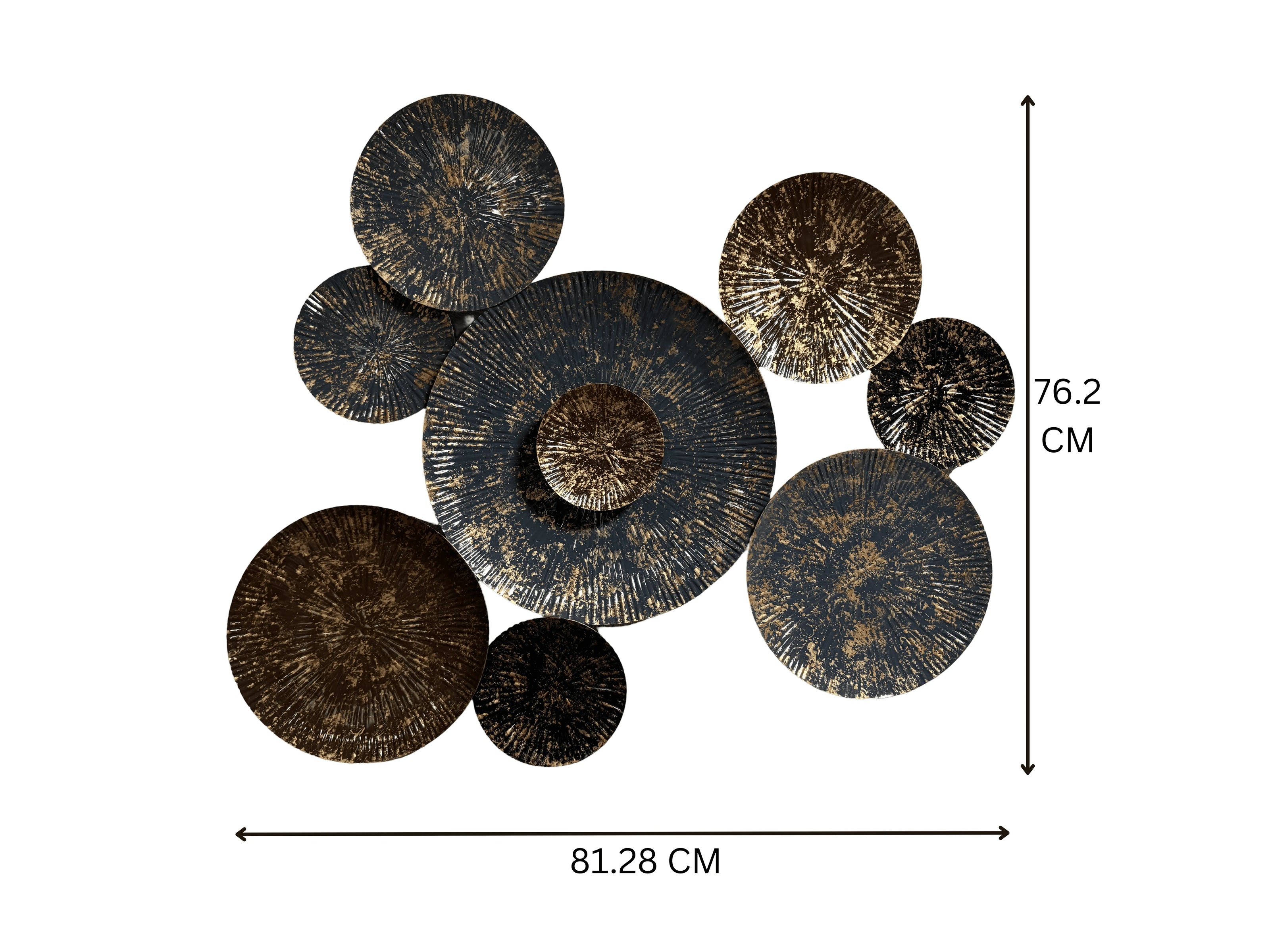 Eclipse Radiance Metalen Muurdecoratie | Urbane Hide 