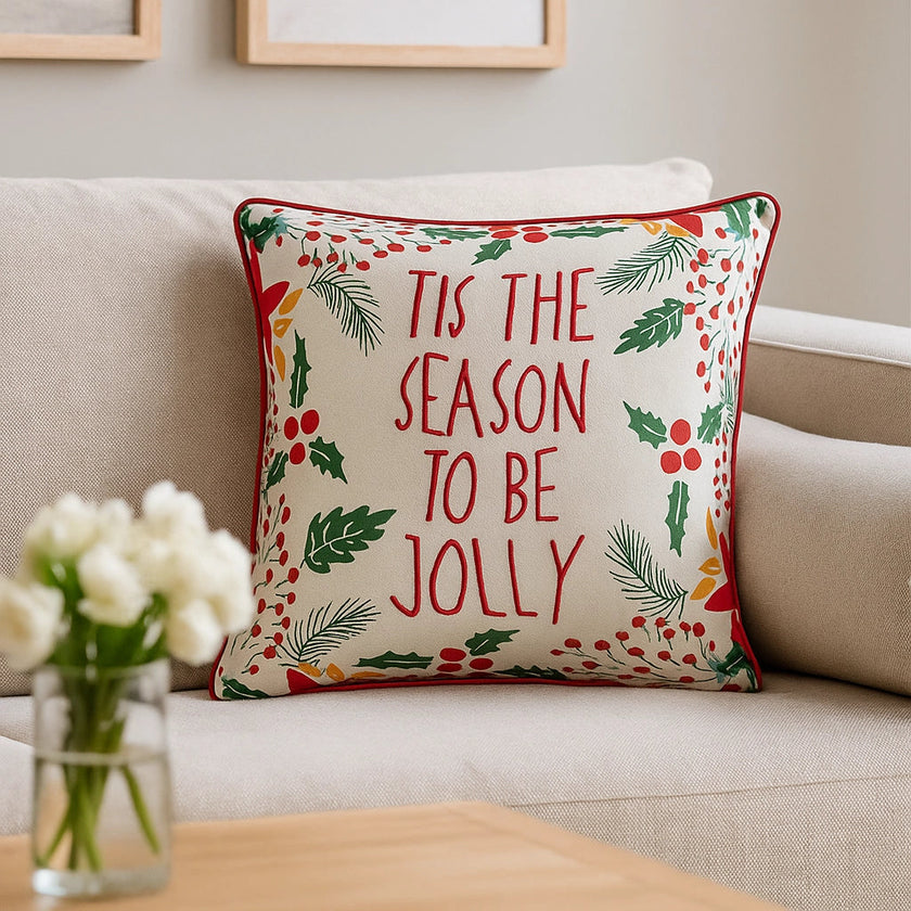 Kerst sierkussenhoes feestelijke decoratie kussen - Urbane Hide 