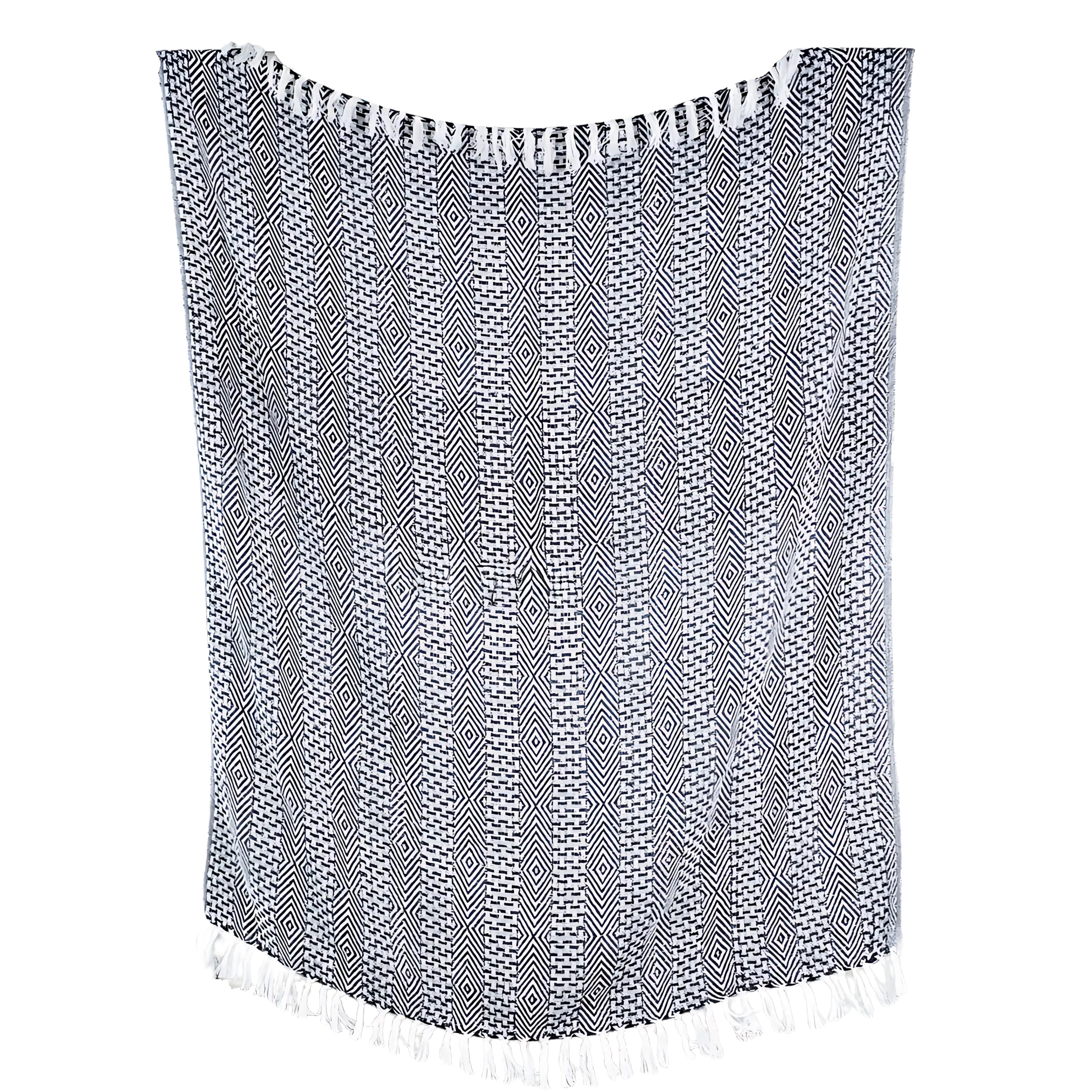 130x180cm decoratief plaid on a white background - Urbane Hide