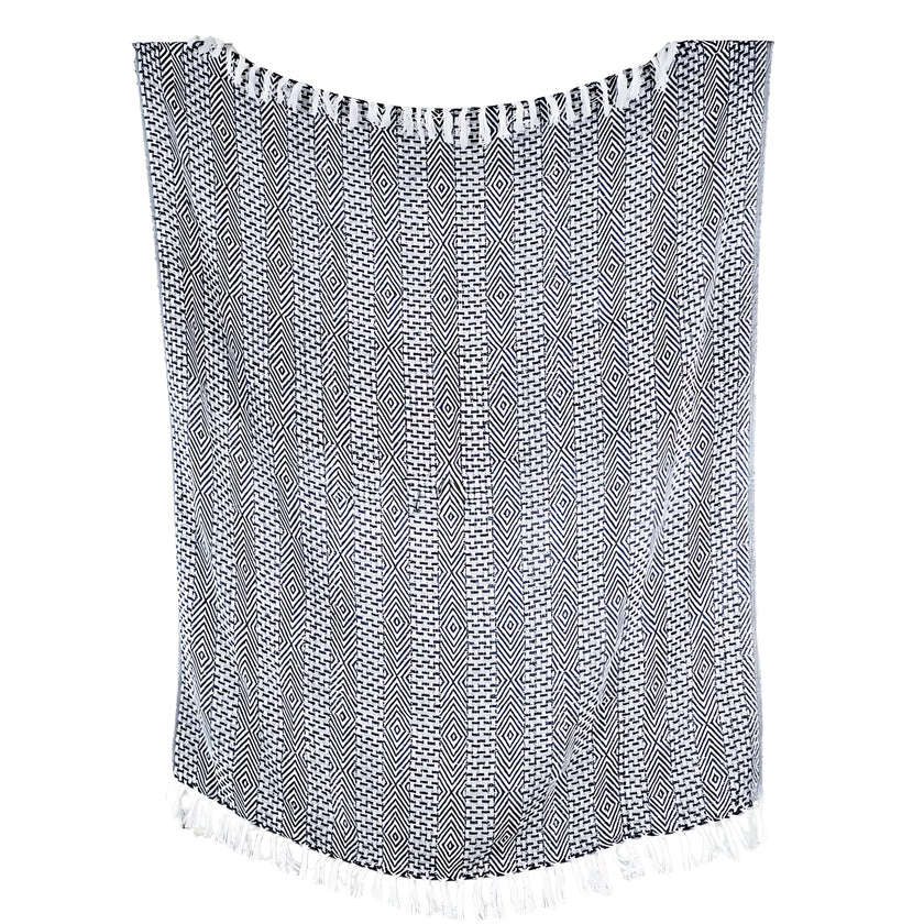 130x180cm decoratief plaid on a white background - Urbane Hide