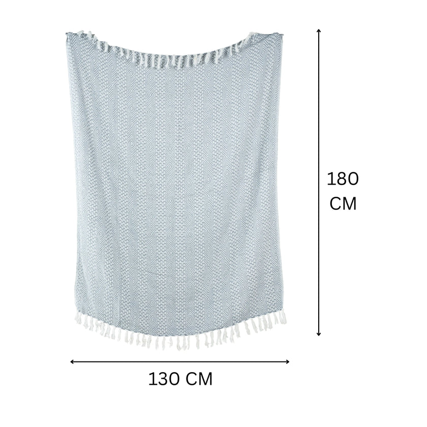 130x180cm decoratief plaid on a dimension - Urbane Hide