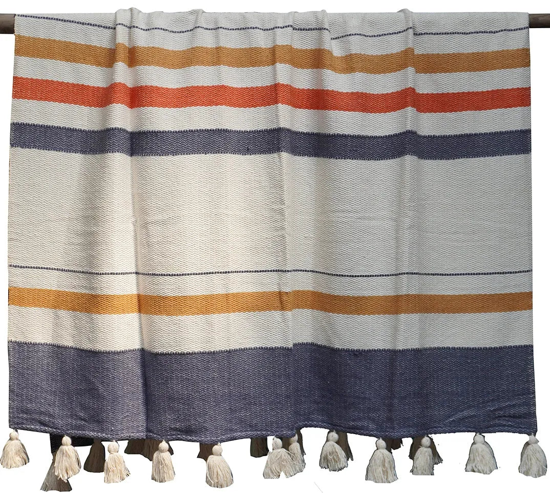 Gestreepte Deken voor Bank of Bed – Urbane Hide 