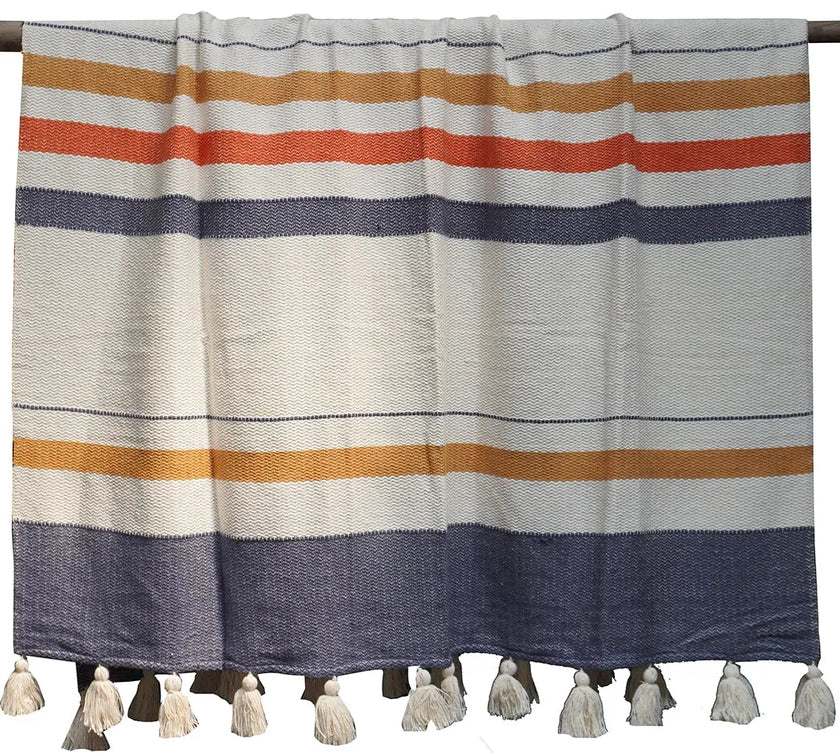 Gestreepte Deken voor Bank of Bed – Urbane Hide 