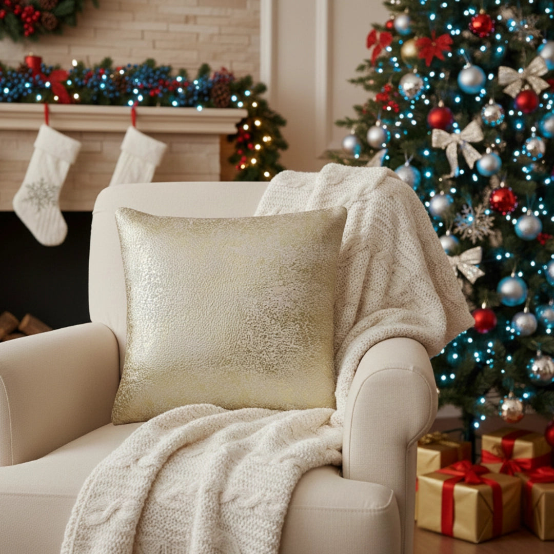 Kerstkussen voor een fauteuil