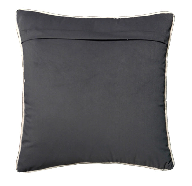 Sierkussen met sneeuwvlokkrans en strik – Urbane Hide 