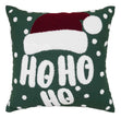 Kerstkussen met grappige 'Ho Ho Ho' tekst en kerstmuts – Urbane Hide Urbane Hide