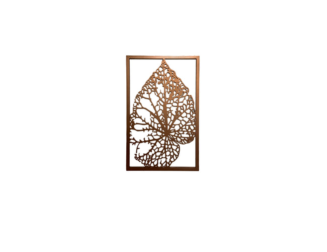 Koperen Blad Muurdecoratie Set van 3 | Urbane Hide Urbane Hide