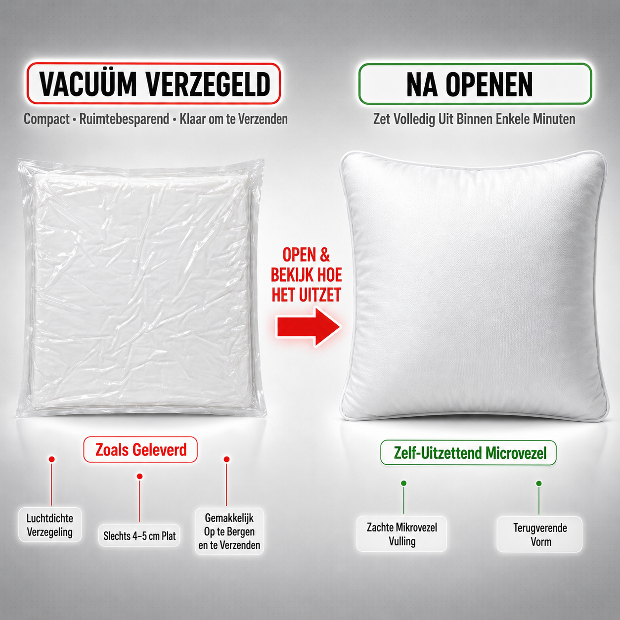 Coussin intérieur 45 x 45 cm – Garnissage | Urbane Hide