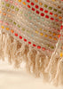 Beige Woondeken met Kleurrijk Patroon & Franje | Urbane Hide Urbane Hide