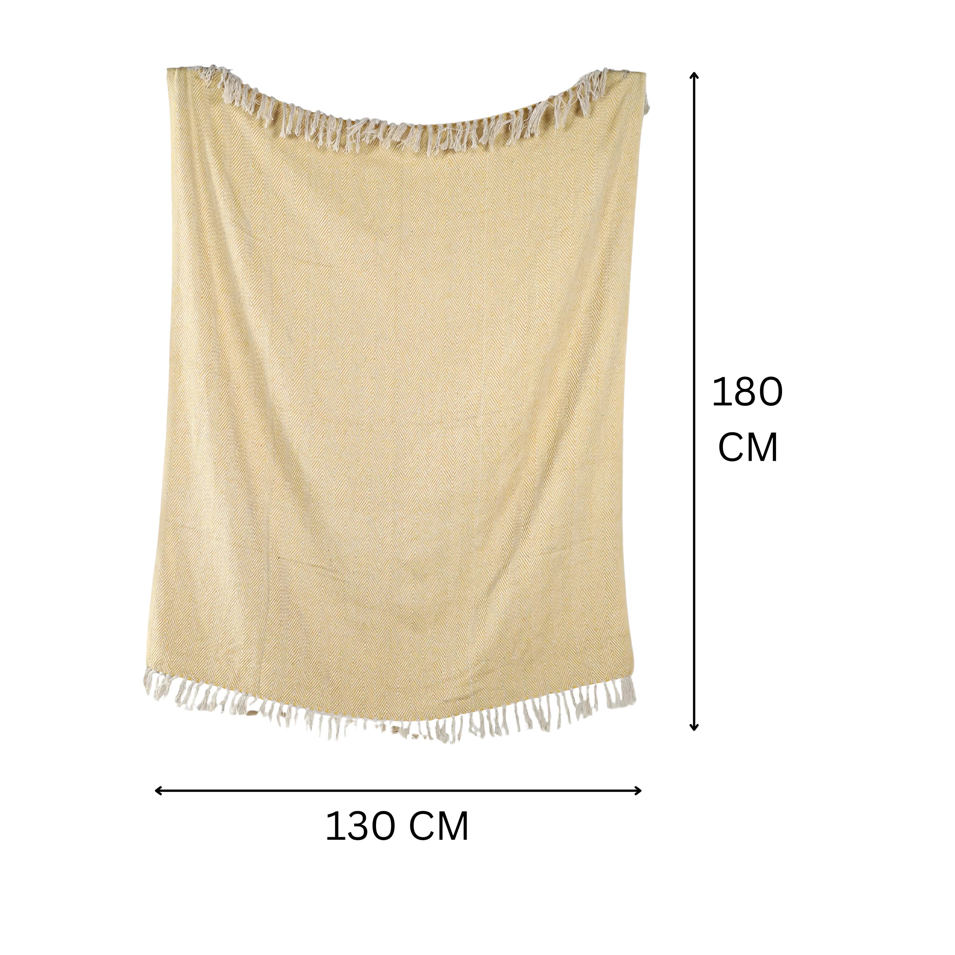 130x180cm decoratief plaid on a dimension - Urbane Hide