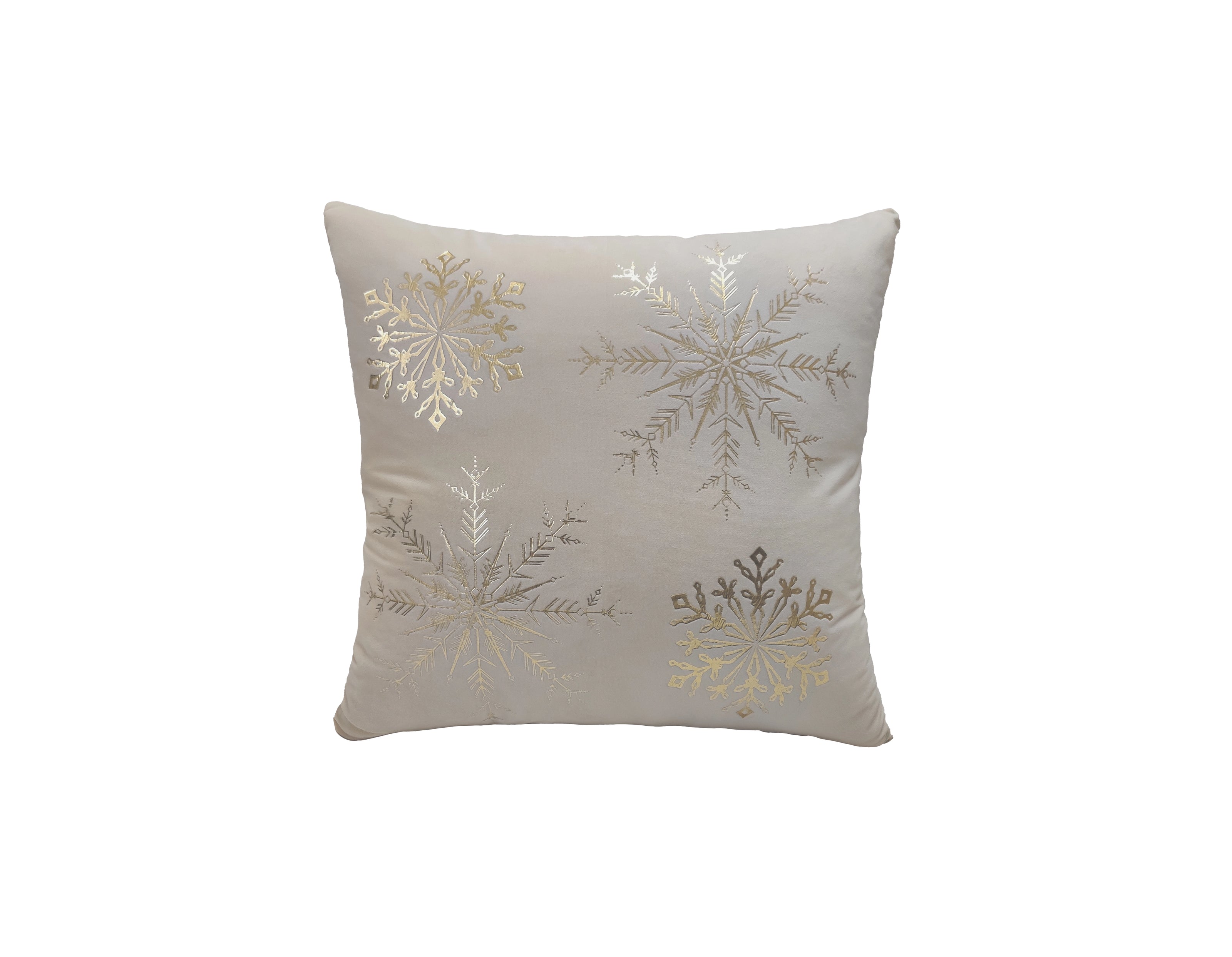 Kerstkussen op een witte achtergrond