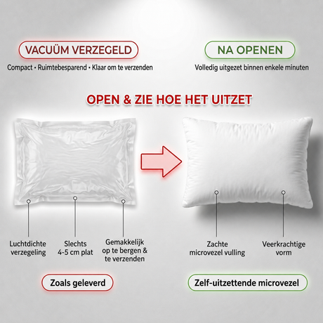 Kussenvulling 30x50 cm - Microvezel 600 gram- Urbane Hide