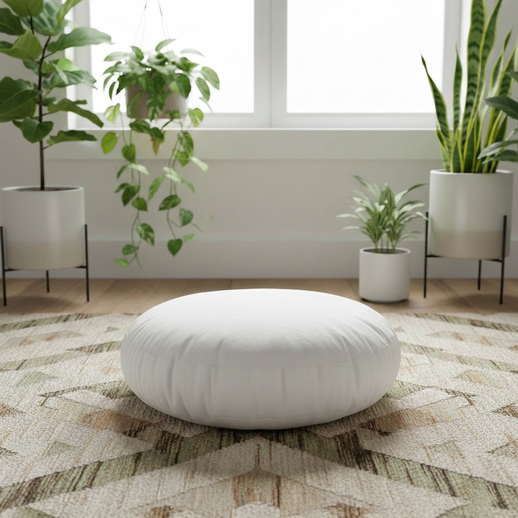 ROND BINNENKUSSEN - 50 cm - 100% Polyester- Vulling - Microvezel - 700 gram Urbane Hide