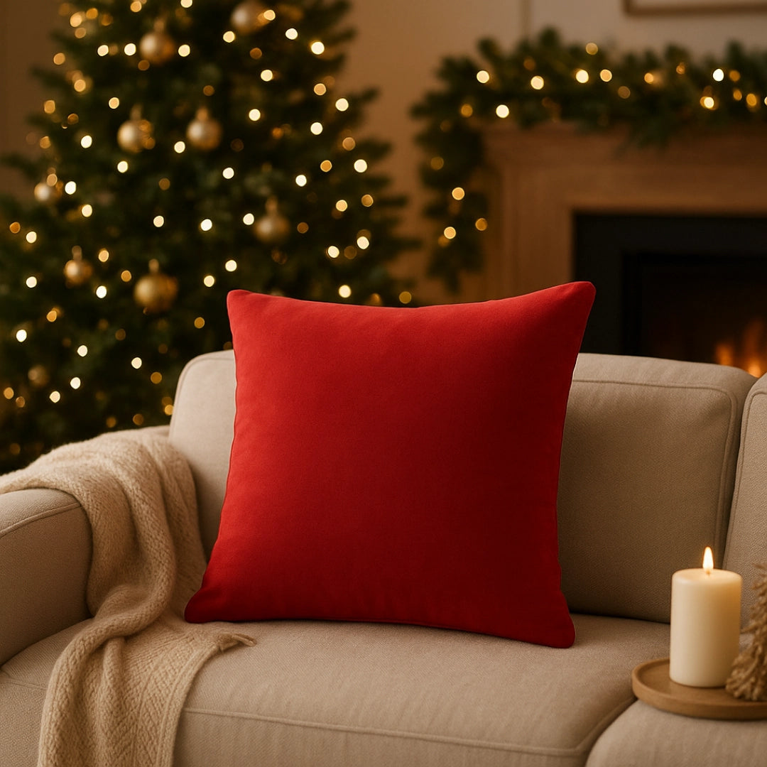 Kerstkussen voor de bank en het bed