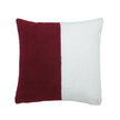 Zacht kussenhoes rood beige in teddy stof - Urbane Hide 