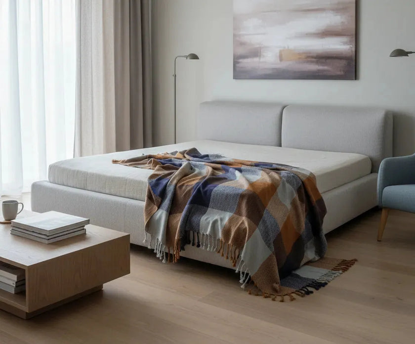 Warme en stijlvolle geruite deken voor elk interieur – Urbane Hide 