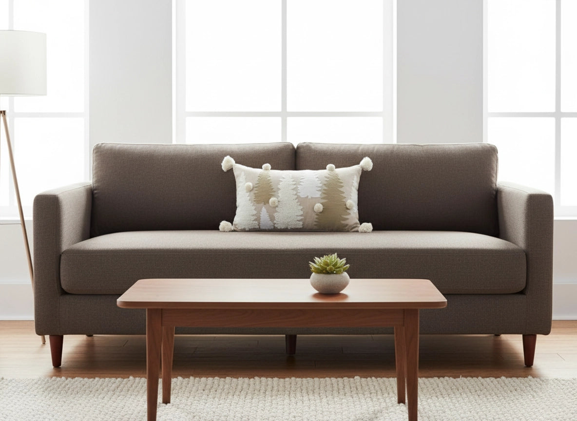 Kerstboom Sierkussen met Kwastjes – Feestelijk | Urbane Hide Urbane Hide