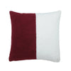 Zacht kussenhoes rood beige in teddy stof - Urbane Hide Urbane Hide