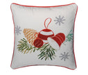 Kerstkussen met Kerstballen & Dennenappels – Urbane Hide Urbane Hide
