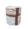 Opbergmand met lusstructuur en aardetinten – Urbane Hide Urbane Hide