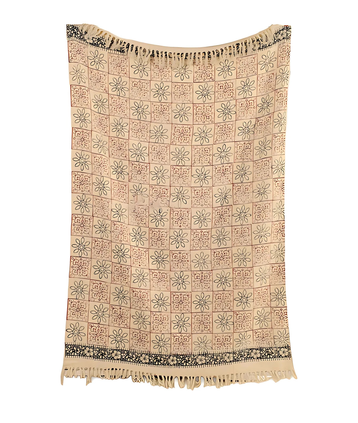 130x180cm decoratief plaid on a white background - Urbane Hide