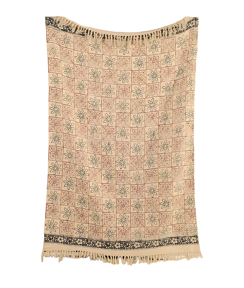 130x180cm decoratief plaid on a white background - Urbane Hide