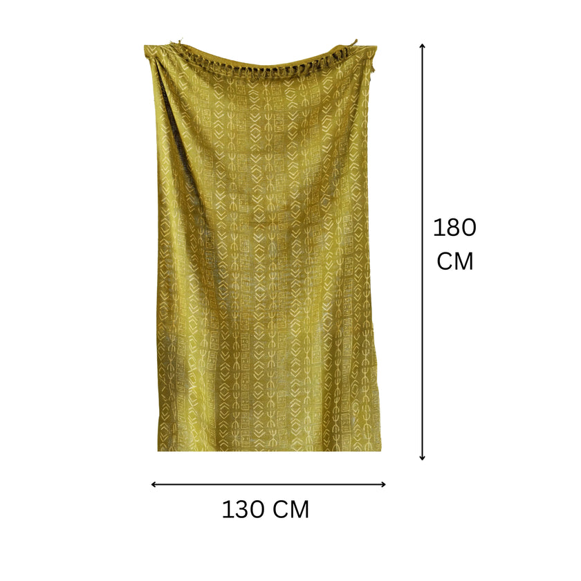 130x180cm decoratief plaid on a dimension - Urbane Hide