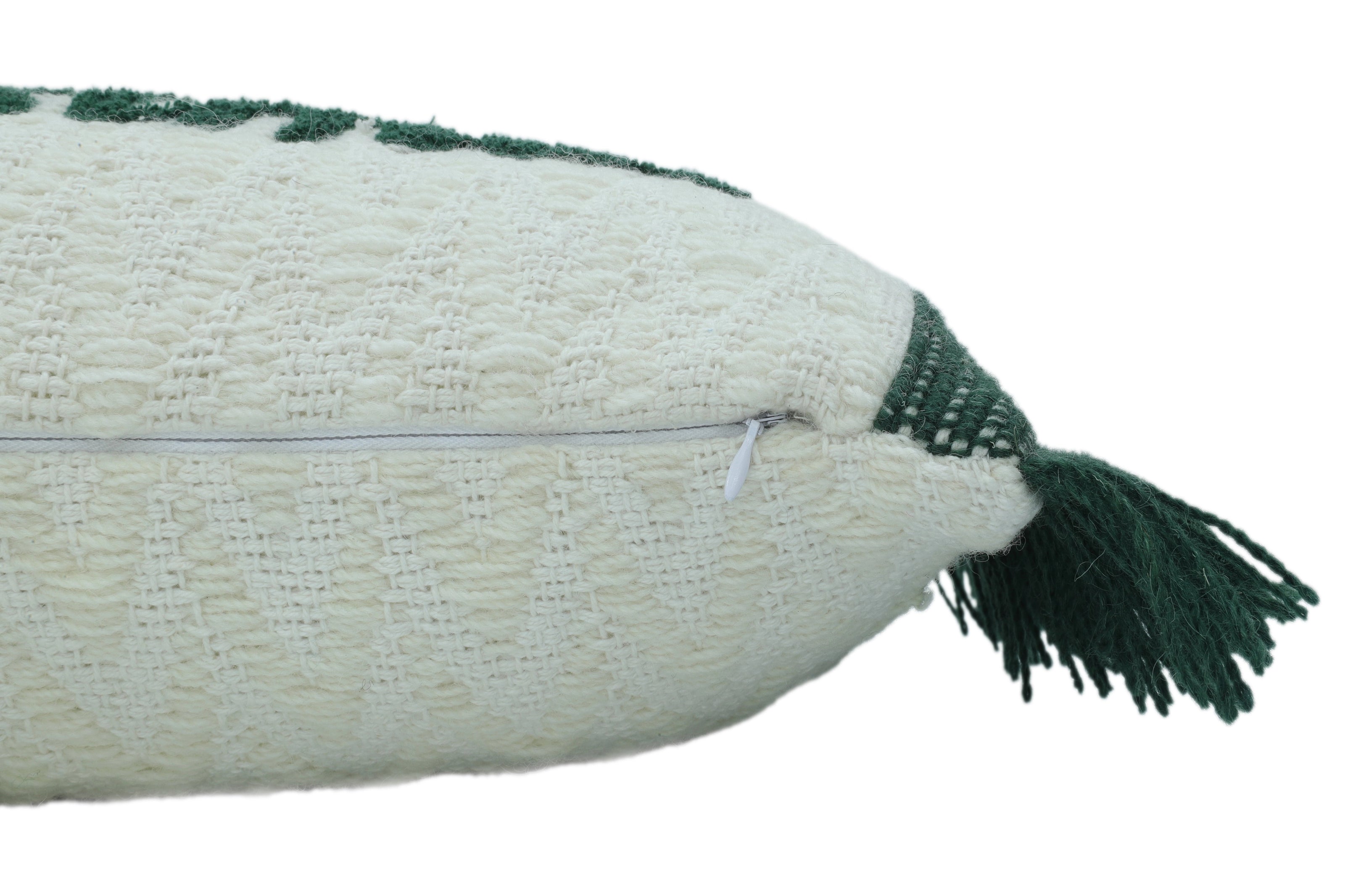 Kerst kussenhoes Merry Christmas met franjes - Urbane Hide Urbane Hide