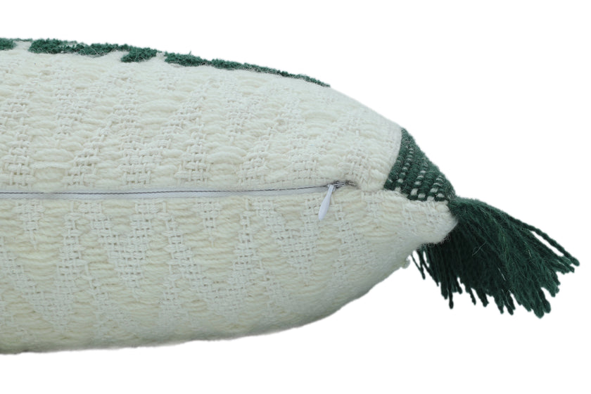 Kerst kussenhoes Merry Christmas met franjes - Urbane Hide Urbane Hide