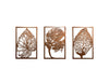 Koperen Blad Muurdecoratie Set van 3 | Urbane Hide Urbane Hide