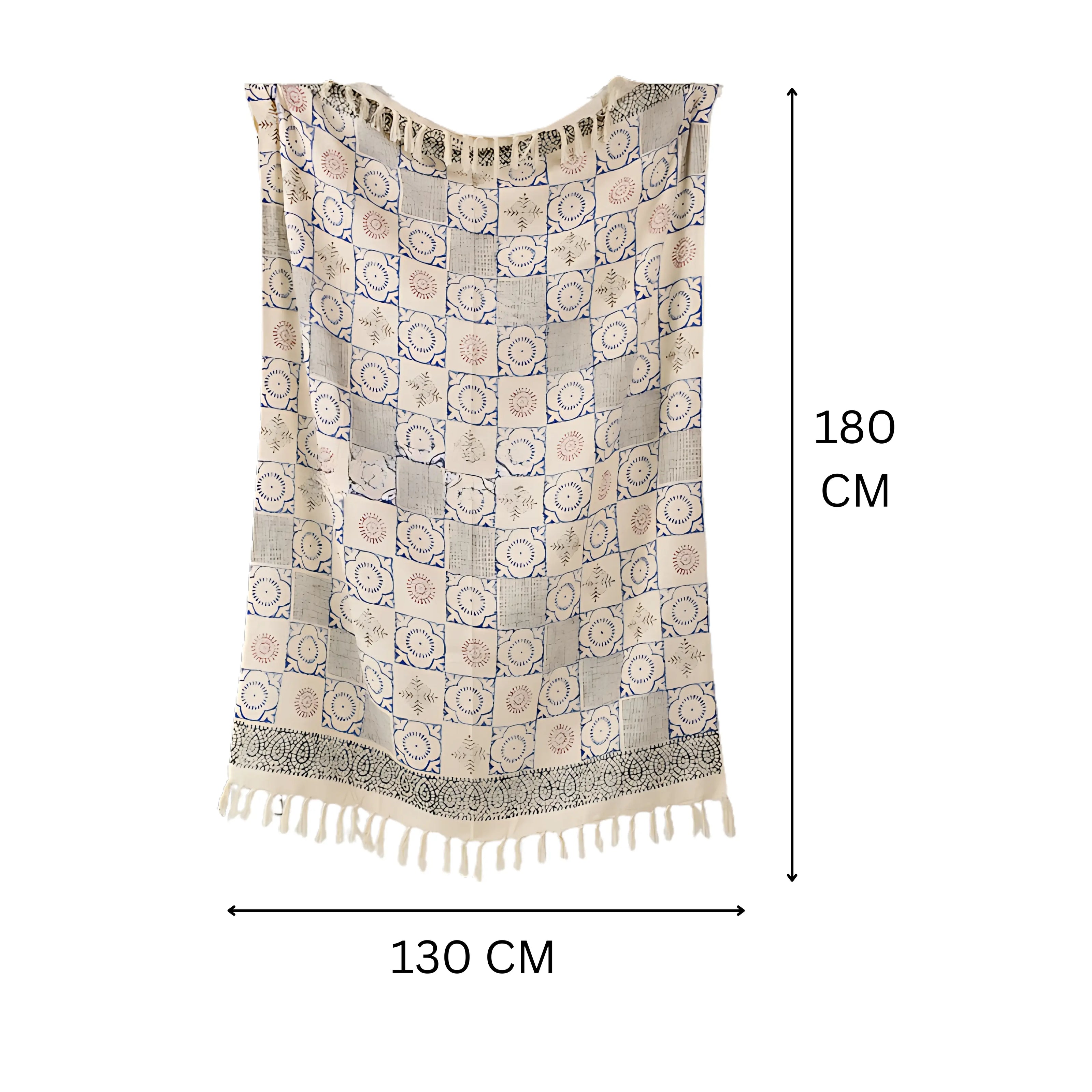 130x 180cm decoratief plaid on a dimension - Urbane Hide