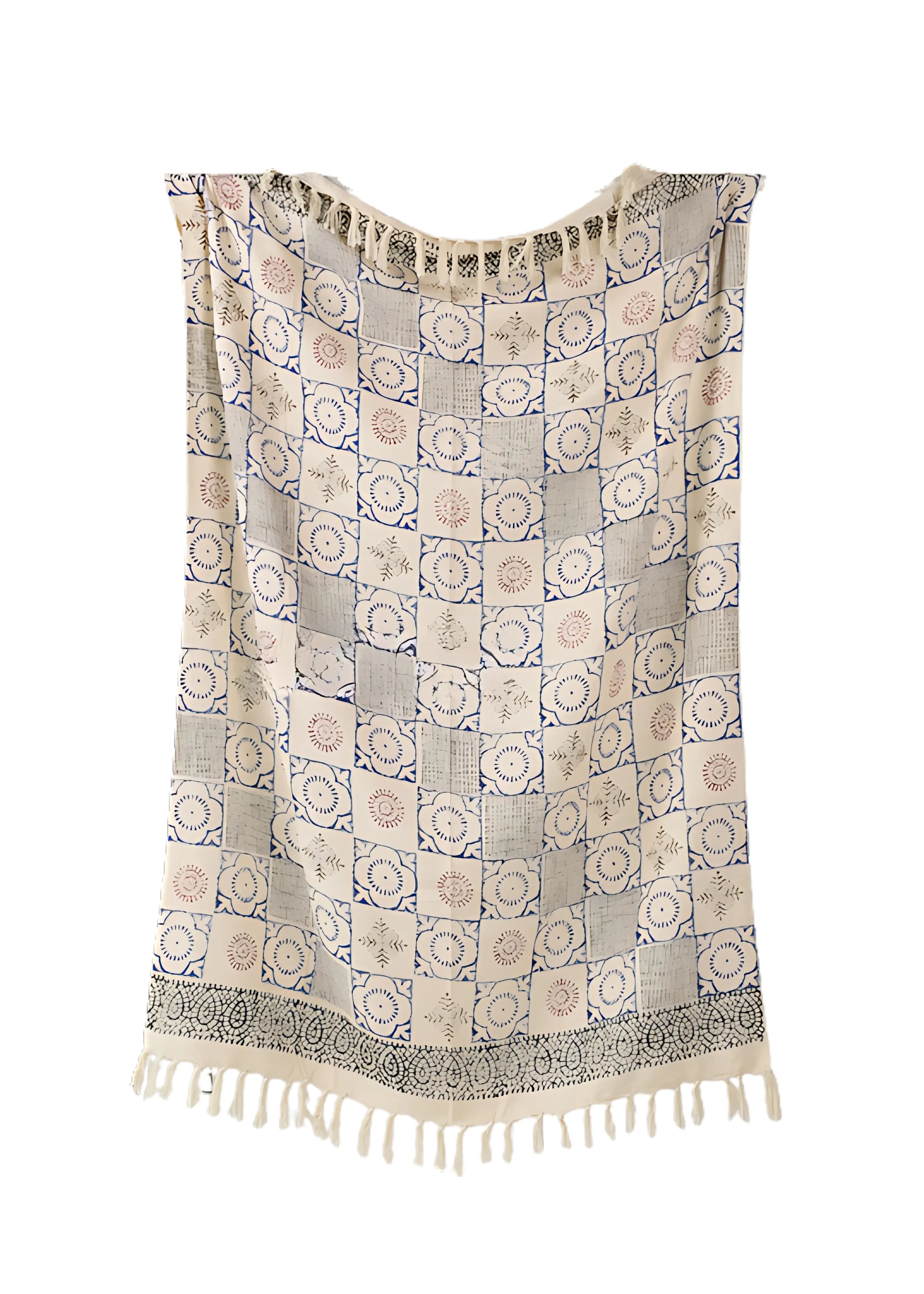 130x180cm decoratief plaid on a white background - Urbane Hide