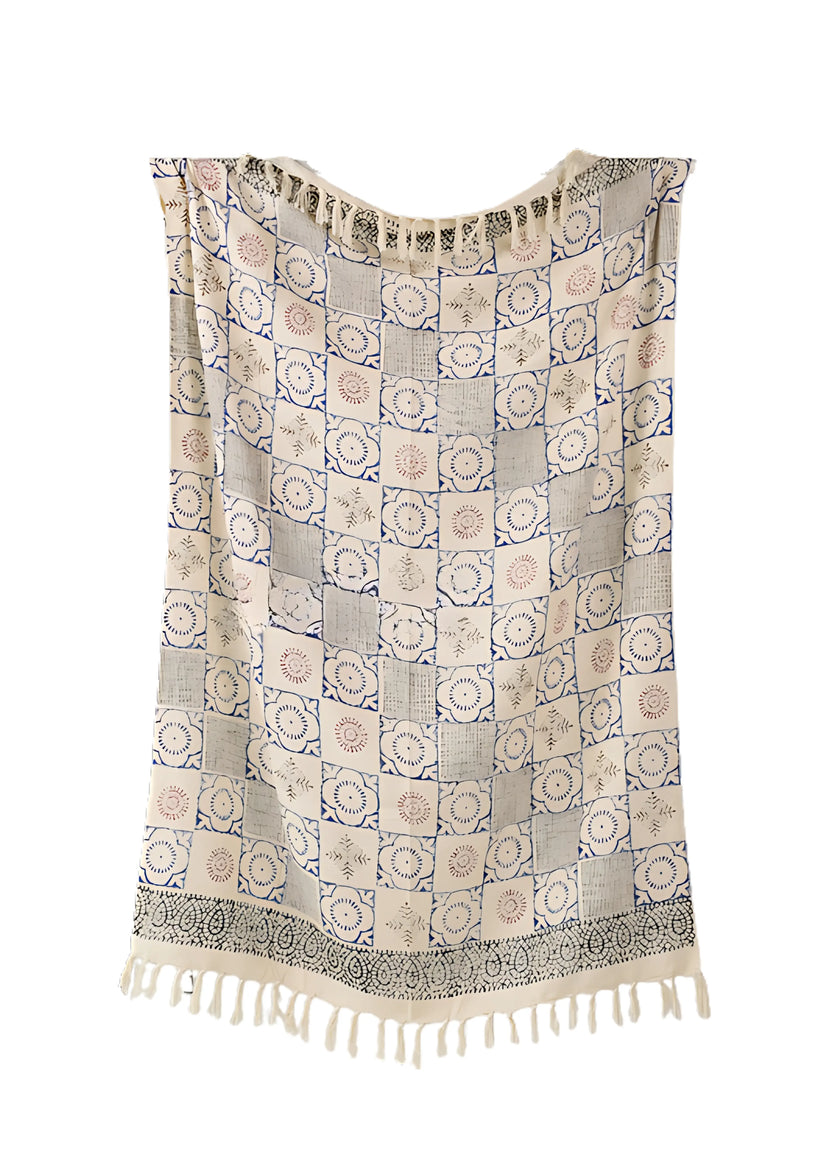 130x180cm decoratief plaid on a white background - Urbane Hide