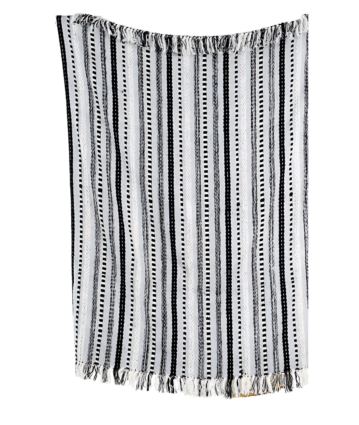 130x180cm decoratief plaid on a white background - Urbane Hide