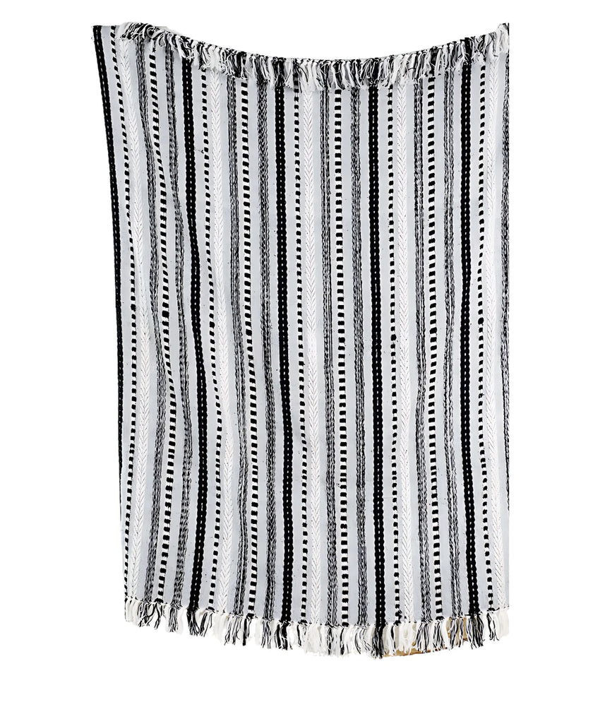 130x180cm decoratief plaid on a white background - Urbane Hide