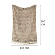 130x180cm decoratief plaid on a dimension - Urbane Hide