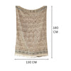 130x180cm decoratief plaid on a dimension - Urbane Hide