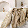 130x180cm decoratief plaid on a sofa - Urbane Hide