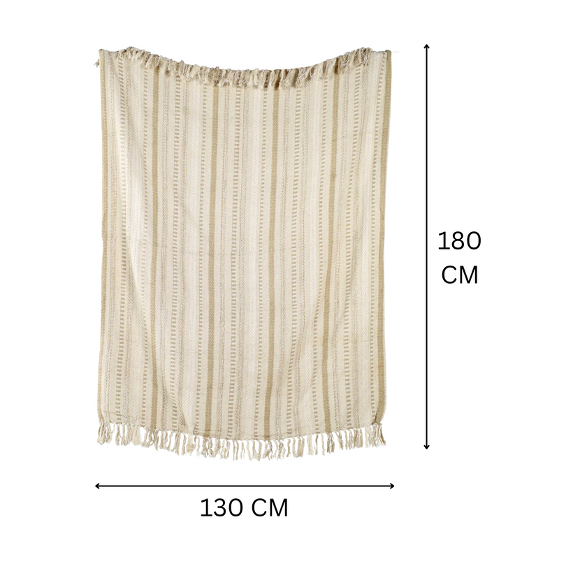 130x180cm decoratief plaid on a dimension - Urbane Hide