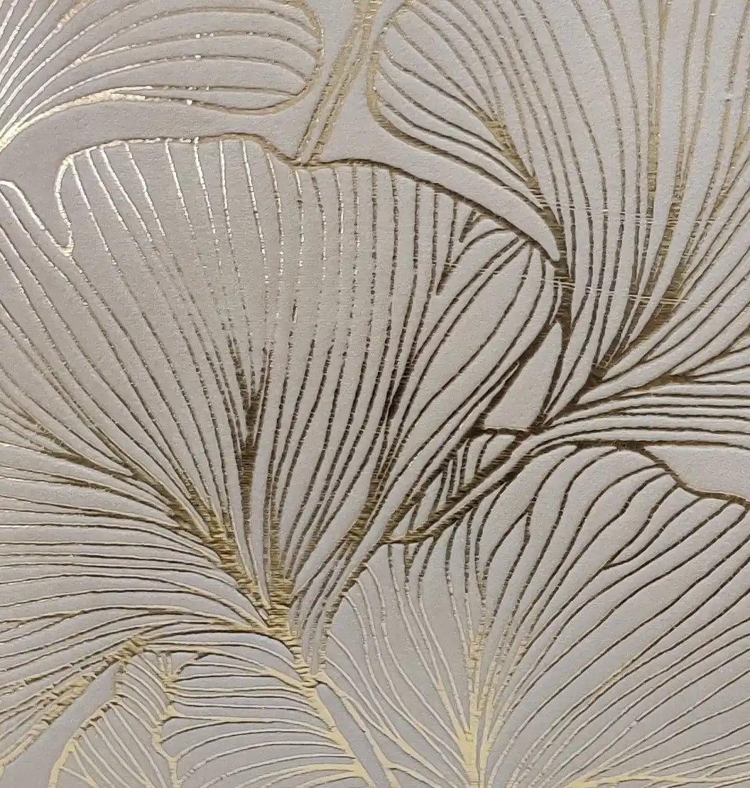 Kerst kussenhoes fluweel met goud metallic blad detail